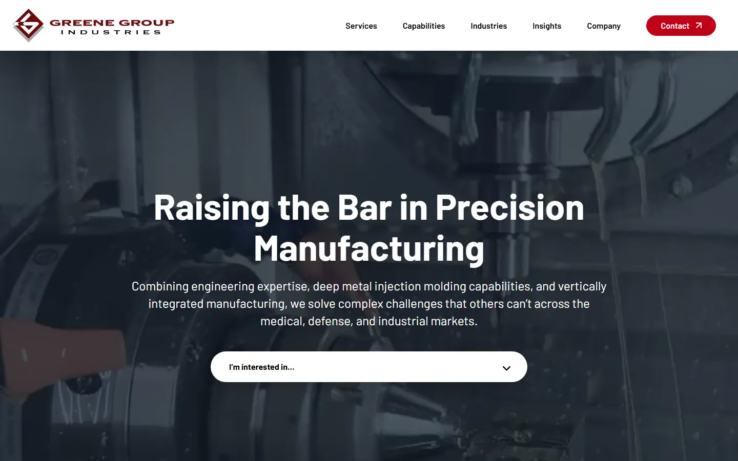 Greene Group Industries website